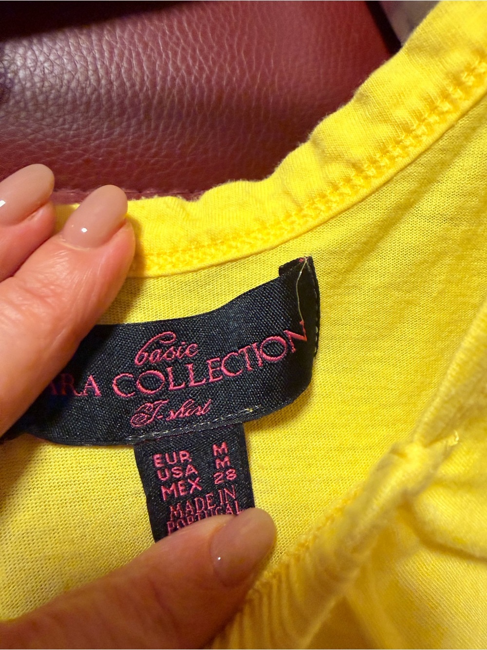 Zara Basic Collection Collection Sunny Yellow Tie-Side Ruffle Tank Top - Picture 6 of 6